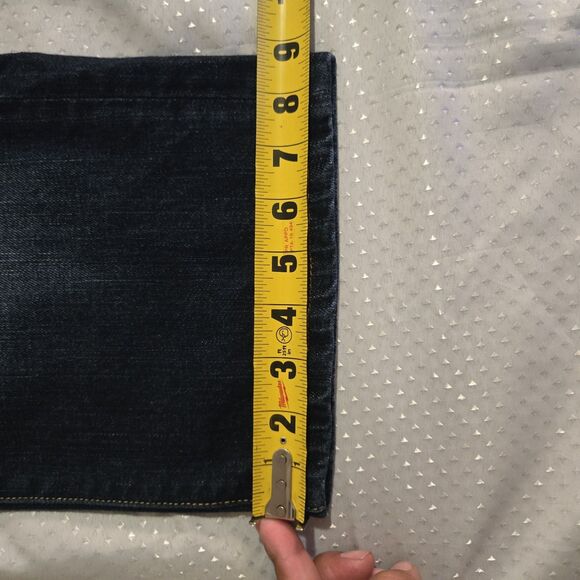 Lucky Brand Jeans Womens 14/32 Dark Wash Easy Rider Baggy Y2k Bootcut Mid Rise - Picture 15 of 15